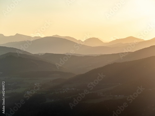 Beautiful shot of landscapes of Magdalensberg in Carinthia, Austria