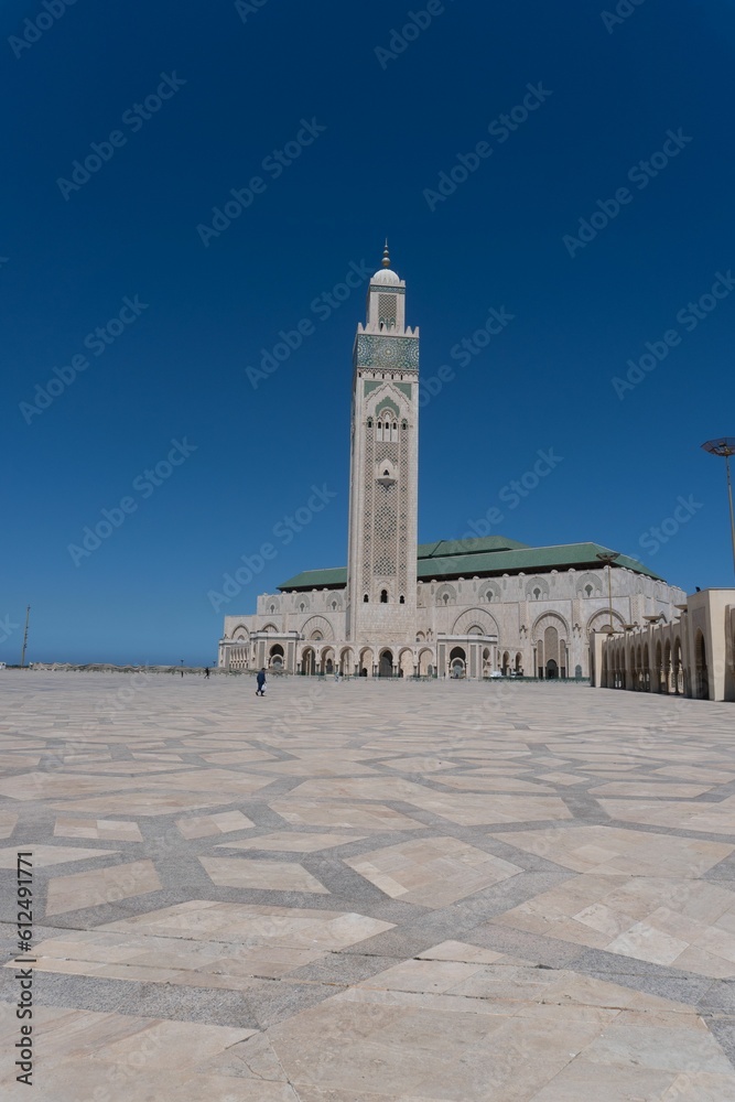 Hassan II Mosque, a mosque in Casablanca, Morocco