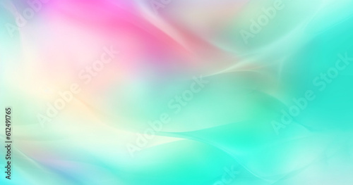 Grainy gradient background texture in soft pastel colors. Retro futuristic style blurred backdrop illustration for banner, flyer, website, brochure, business card design. Twisted waves.