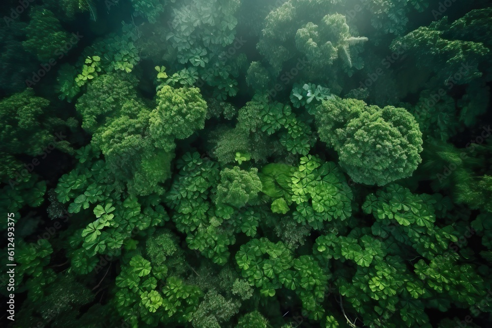 aerial view of a tropical rainforest, ideal for backgrounds, generative ai aerial view of a tropical rainforest, ideal for backgrounds, generative ai