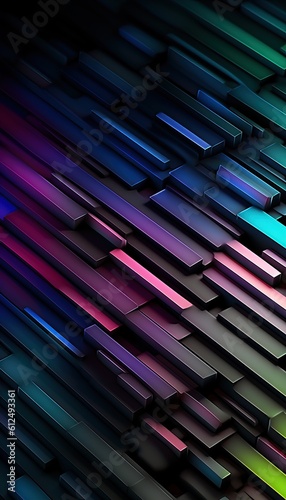 Abstract colorful blocks ba...