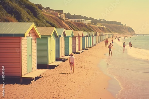 Beach cabins in multiple co...