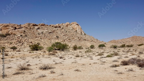 Felsformationen in Namibia, Landschaftspanorama