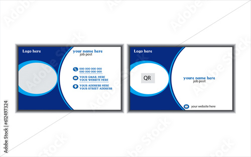 Creative & modern Business Card Design Template for any kind of company and personal .