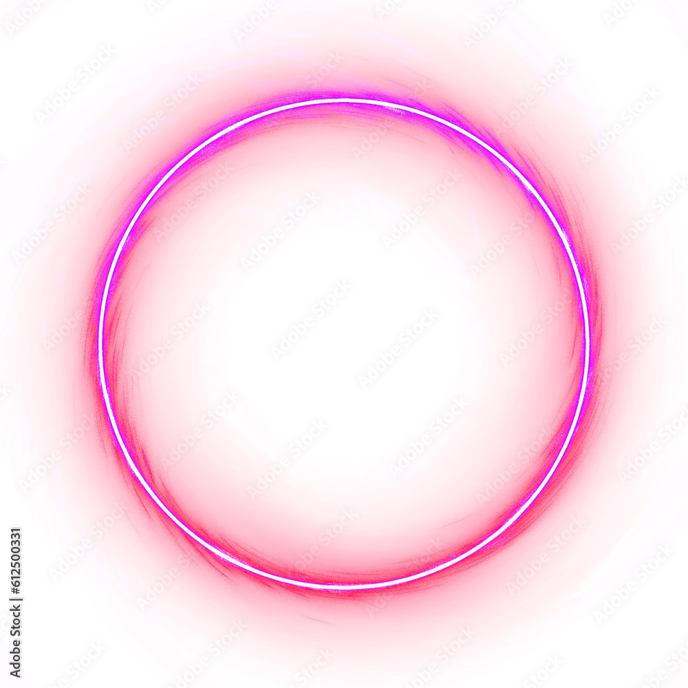 Pink Neon Circle Pink Neon Circle