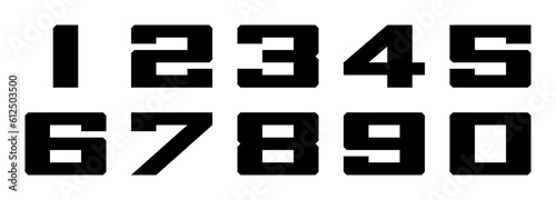 numbers from zero to nine