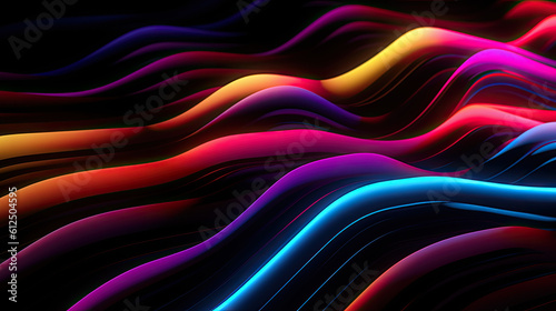 abstract dark colorful background by AI