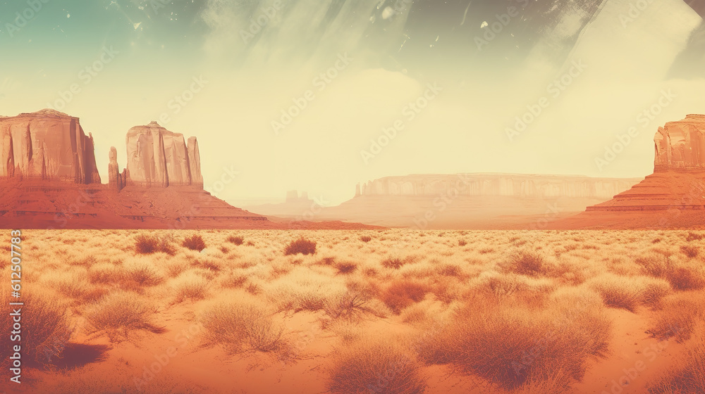 a sand desert watercolor inspired artwork, ai generated image