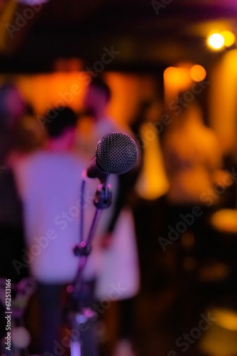 Selective of a microphone in a club