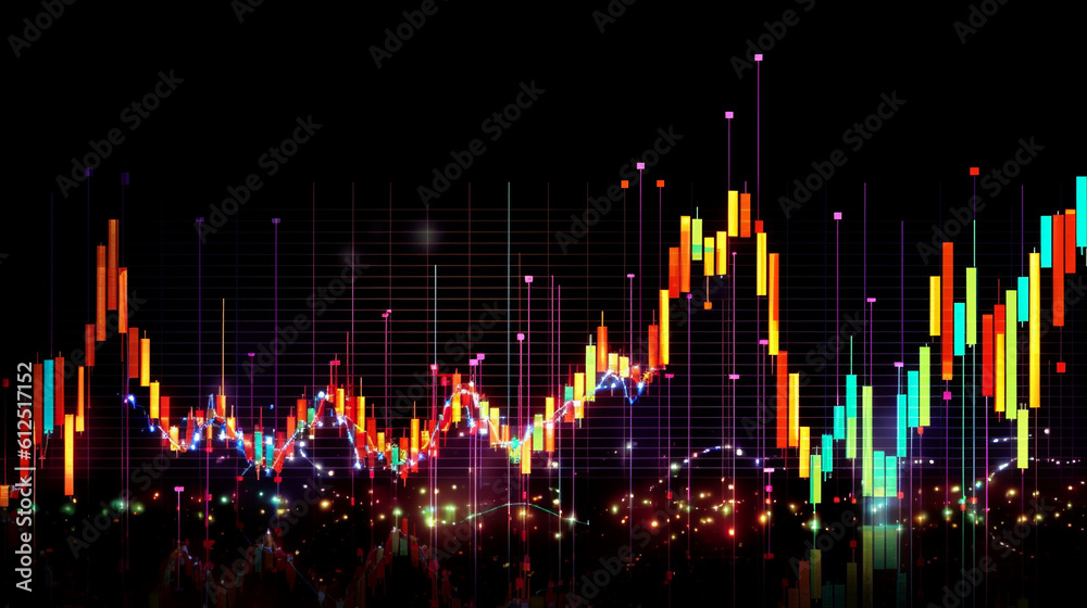 Colourful Dynamic Stock Chart