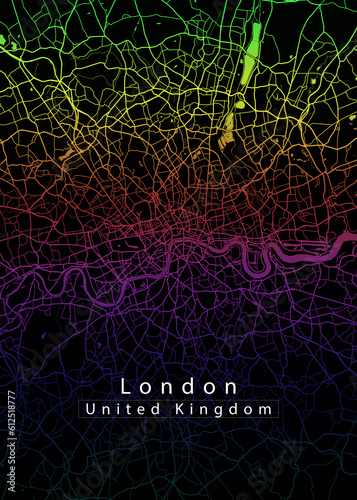 Photography London United Kingdom City Map
