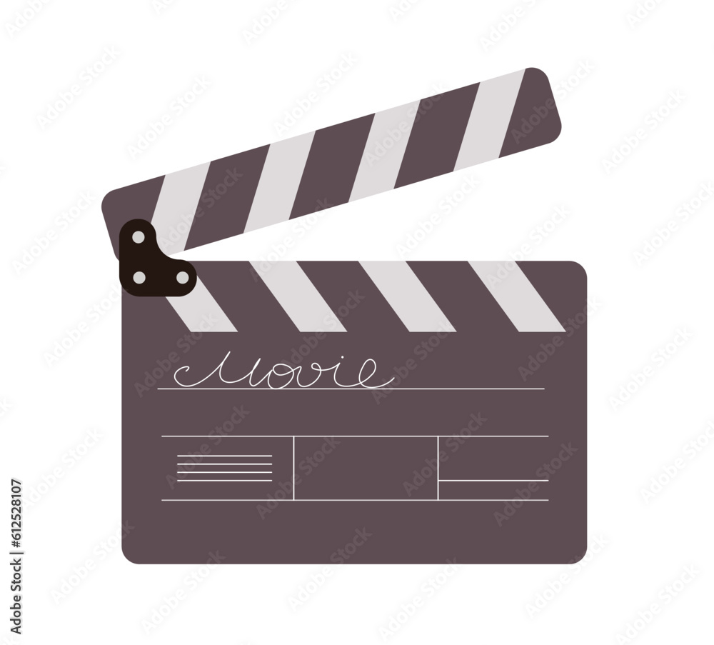 Fototapeta premium Cinema clapperboard concept