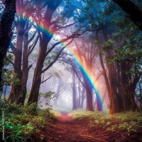 Enchanted_Forest_Capture_a_lush_forest_with_vibrant_colors Ai generative