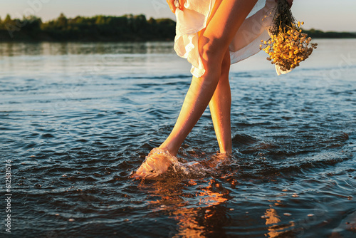 Nymph in the water photo