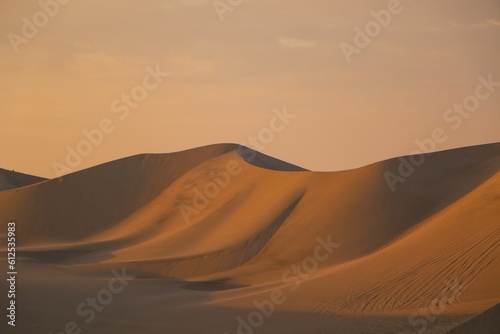 Beautiful view of desert sand