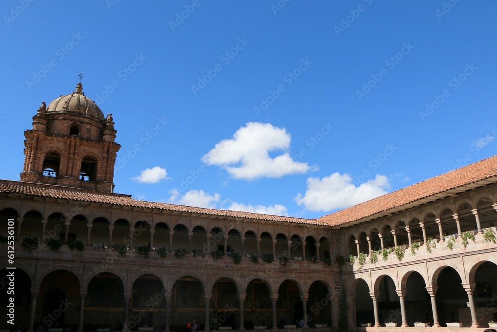 Beautiful view of Church and Convent of Santo Domingo of Guzman