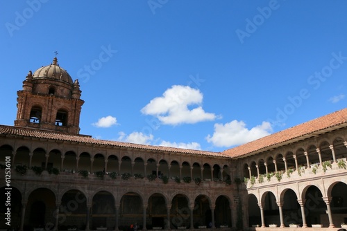 Beautiful view of Church and Convent of Santo Domingo of Guzman photo