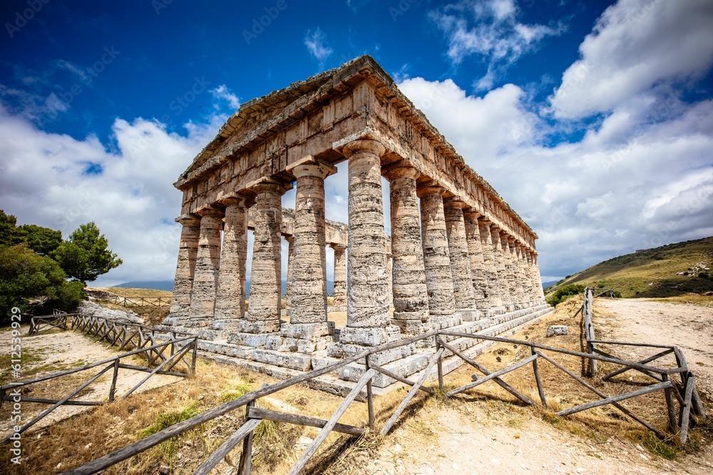 Doric temple of Segesta in Segesta, Sicily, Italy