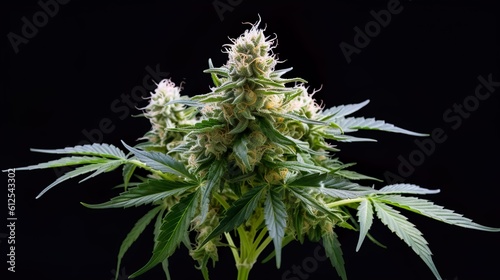 Cannabis plant, flowers, buds, ai generated