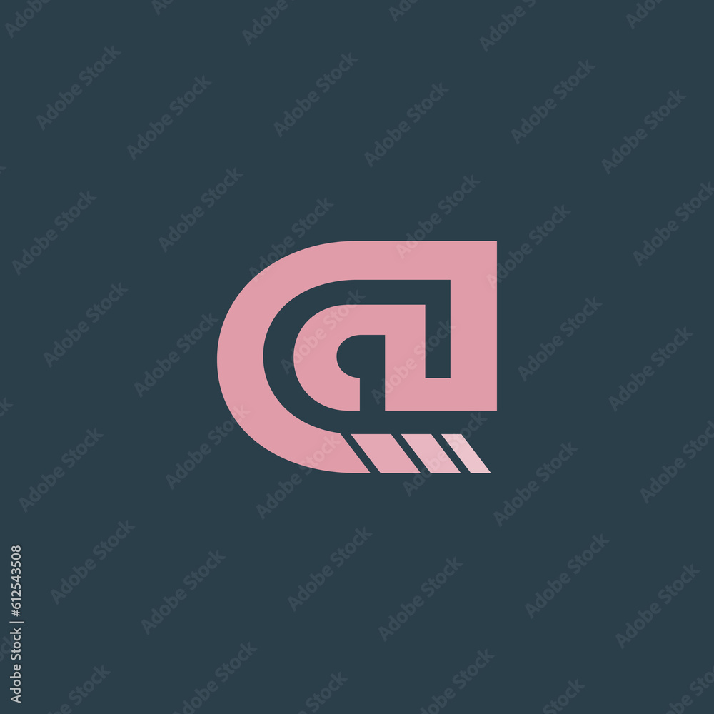 Commercial at(@) initials font logo design for vector, icon, company, business, branding, and others Commercial at(@) initials font logo design for vector, icon, company, business, branding, and others