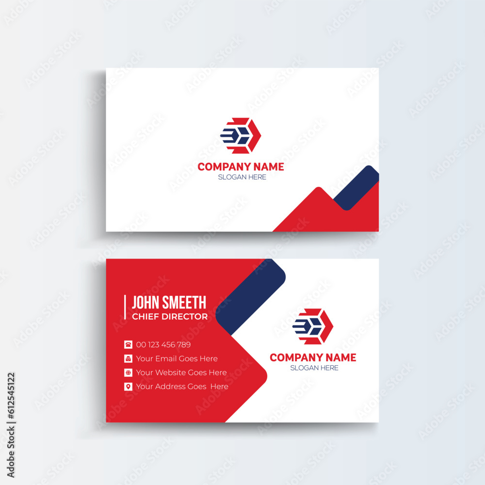 Clean and simple modern Moving business card, Modern simple light business card template with flat user interface.
Double-sided creative moving business card template
