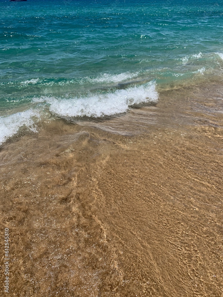 Waves at a beach in Maui, Hawaii