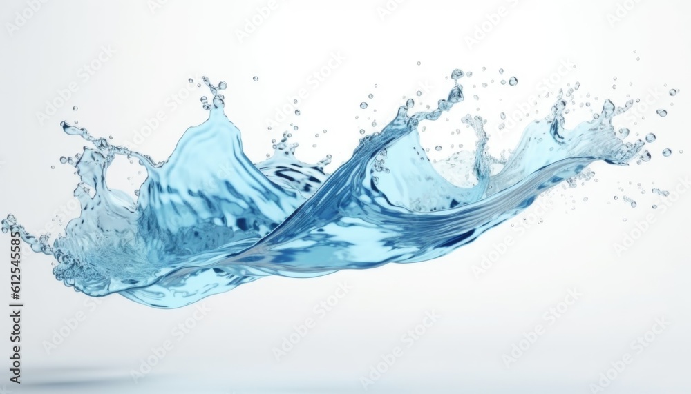 Obraz premium Water Splash, Generative Ai
