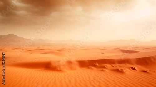 desert sandstorm. Generative Ai. © PETR BABKIN
