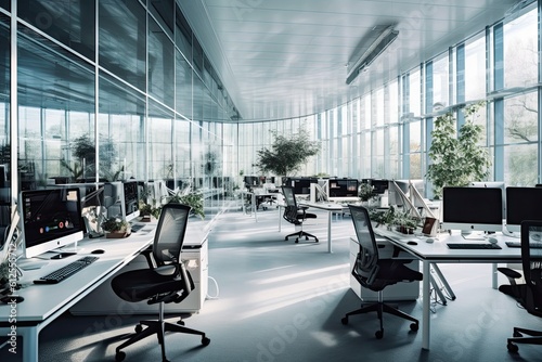 Office of a Company - made with Generative Ai	
