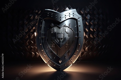 Cybersecurity shield- made with Generative Ai	
