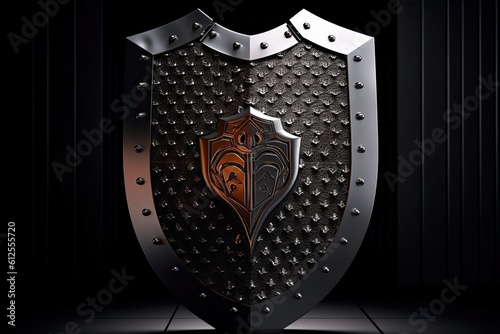 Cybersecurity shield - made with Generative Ai	
