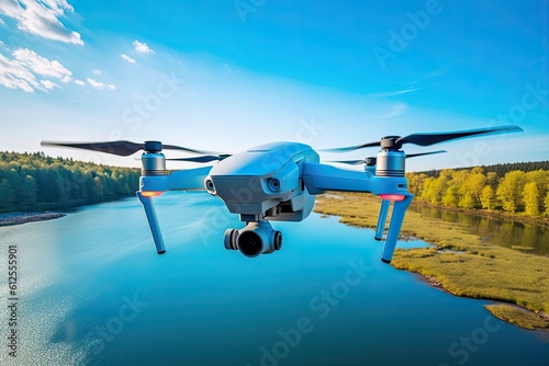 Drone flying  - made with Generative Ai	