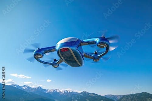 Drone flying  - made with Generative Ai	