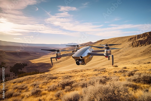 Drone flying  - made with Generative Ai	