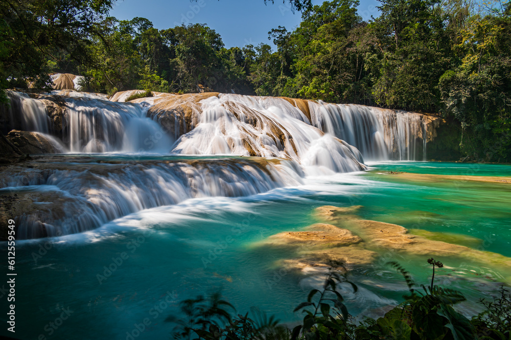 Obraz premium Agua Azul Waterfalls in Chiapas