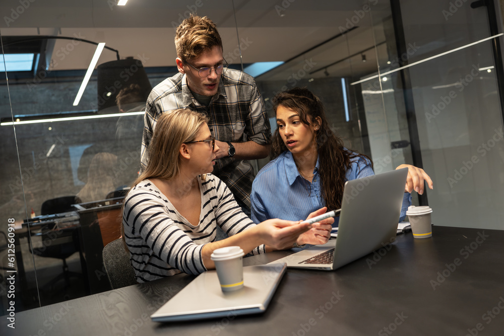In a bustling office, a diverse group of programmers and engineers collaborate, their minds focused on coding, problem-solving, and innovation, collectively driving technological advancement. In a bustling office, a diverse group of programmers and engineers collaborate, their minds focused on coding, problem-solving, and innovation, collectively driving technological advancement.