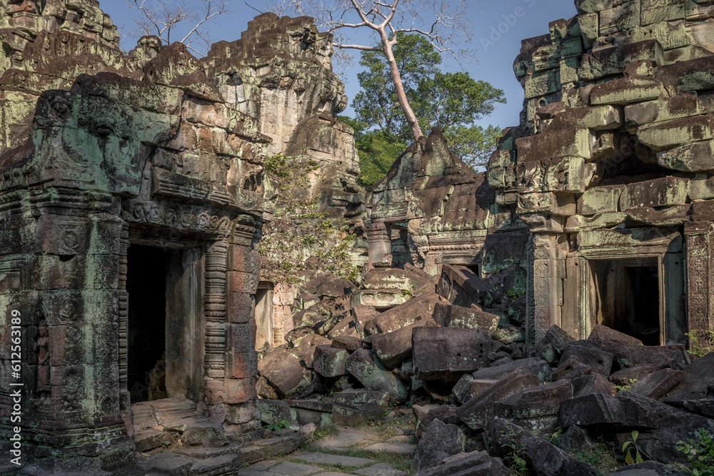 Beautiful shot of the Angkor Wat Temple in Siem Reap, Cambodia