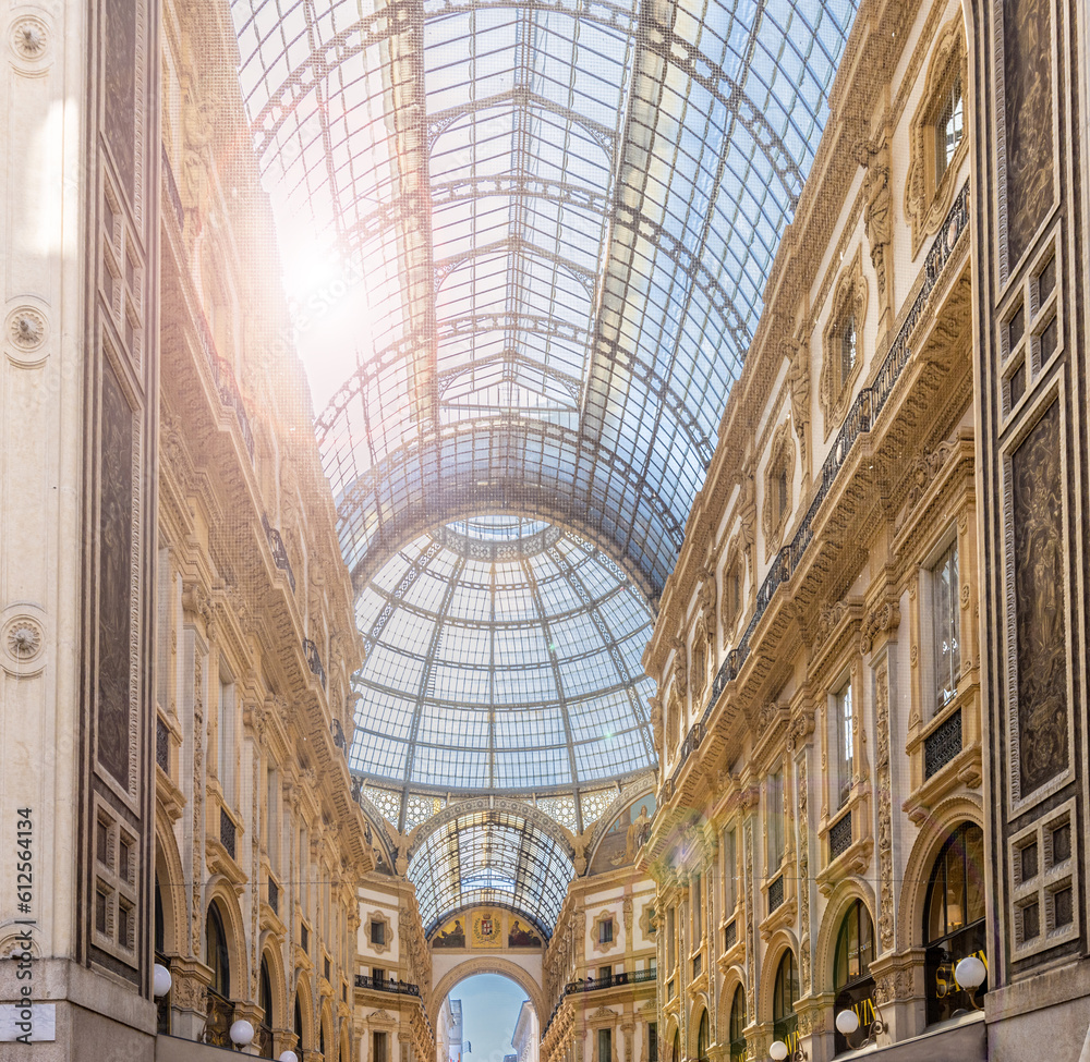 The Galleria Vittorio in Milan is one of the world’s oldest shopping malls