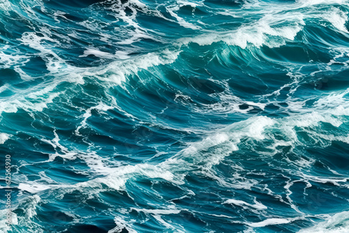 Seamless photo pattern of the texture of the surface of sea waves
