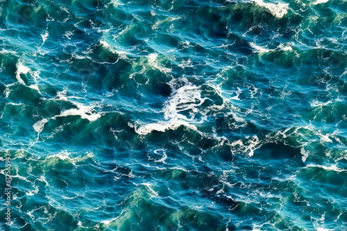 Seamless photo pattern of the texture of the surface of sea waves