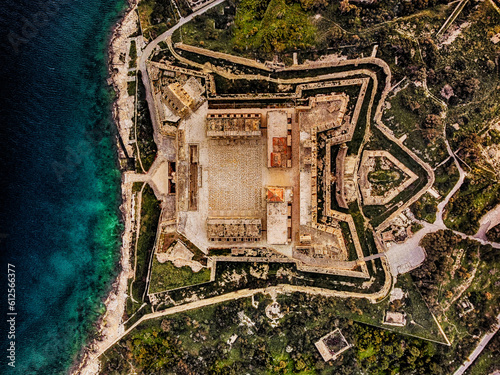 Malta, Fort Manoel from high above photo