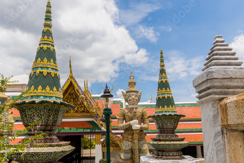 Grande Pal  cio Real Phra Borom Maha Ratcha Wang Templos em Bangkok