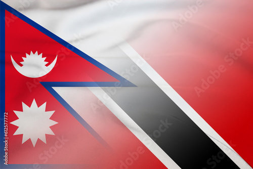 Nepal and Trinidad and Tobago government flag transborder contract TTO NPL photo