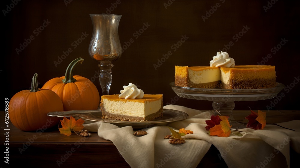 Pumpkin Cheesecake: Autumn Delight