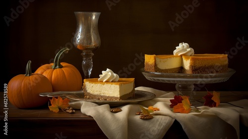 Pumpkin Cheesecake  Autumn Delight