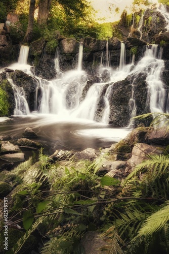 Long exposure of the waterfalls in Rottle  Sweden