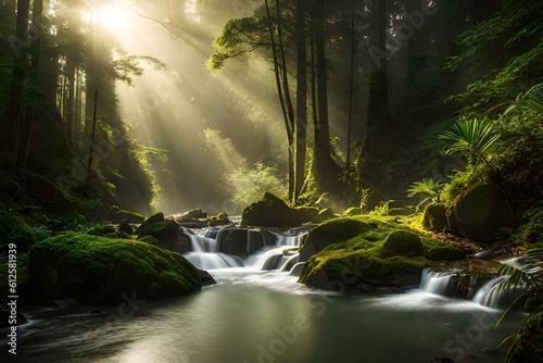 waterfall in the forest