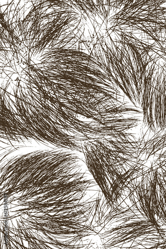 strands of hair textured overlay