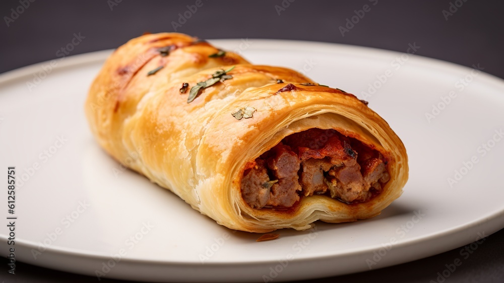 Plant-Based Delight: Scrumptious Vegetarian Sausage Roll Plant-Based Delight: Scrumptious Vegetarian Sausage Roll
