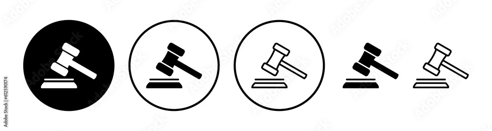 Gavel icon vector. judge gavel icon. auction hammer Gavel icon vector. judge gavel icon. auction hammer